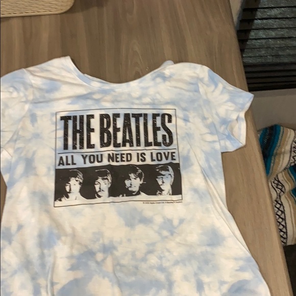 Justice Beatles shirt blue tie die - Picture 1 of 1